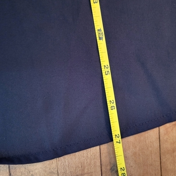 Dobby Mesh Dot Shoulder Ruffle Frill Trim Top Size 14 - Picture 12 of 12